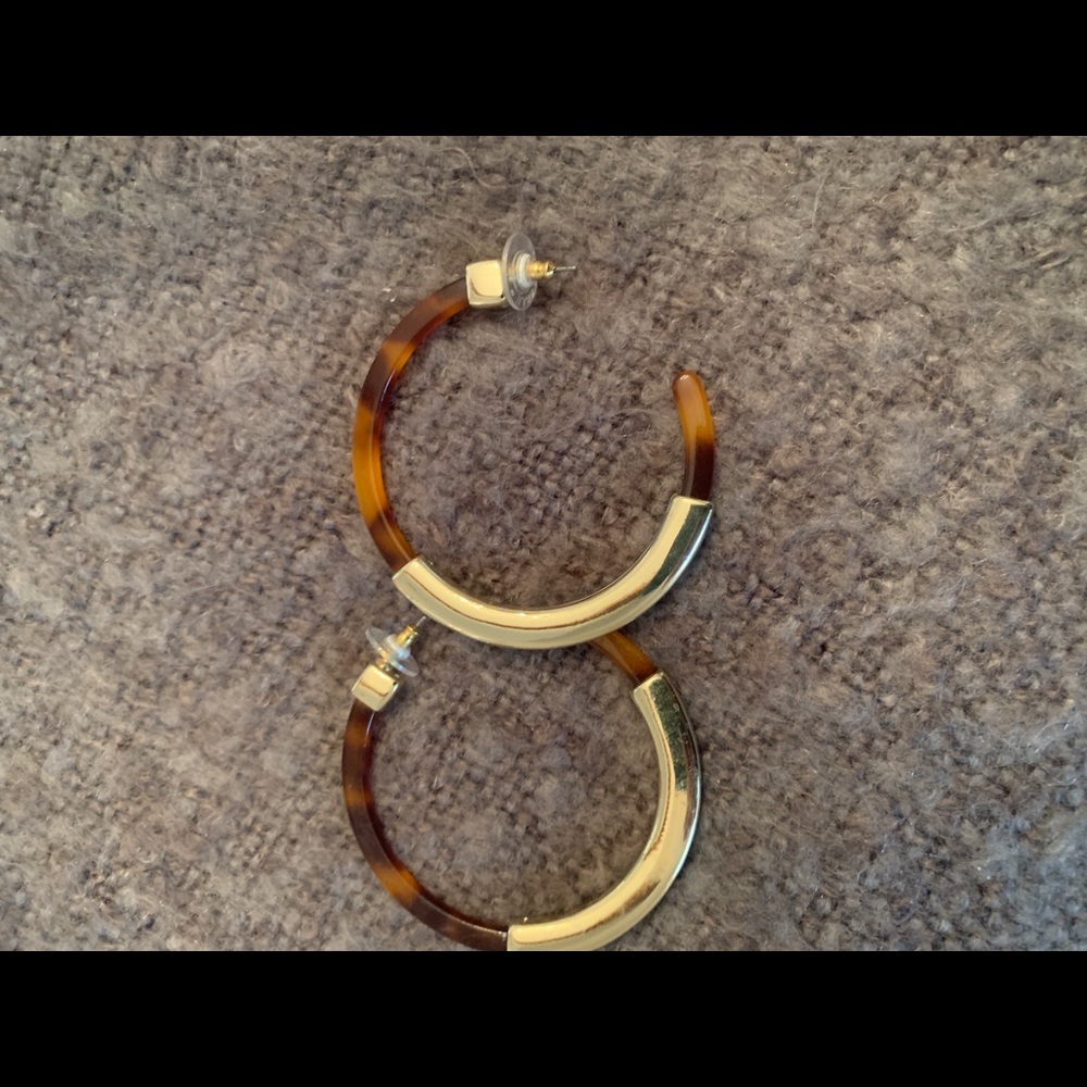 Bauble Bar Tortoise Shell Hoops